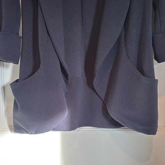 French Mauve (Stitch Fix) Melanie knit tunic blazer with pockets - Picture 5 of 15